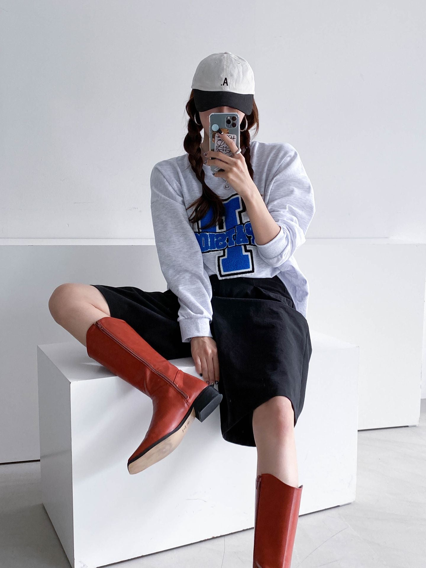 Embroidery big Patch Comfy Sweatshirts