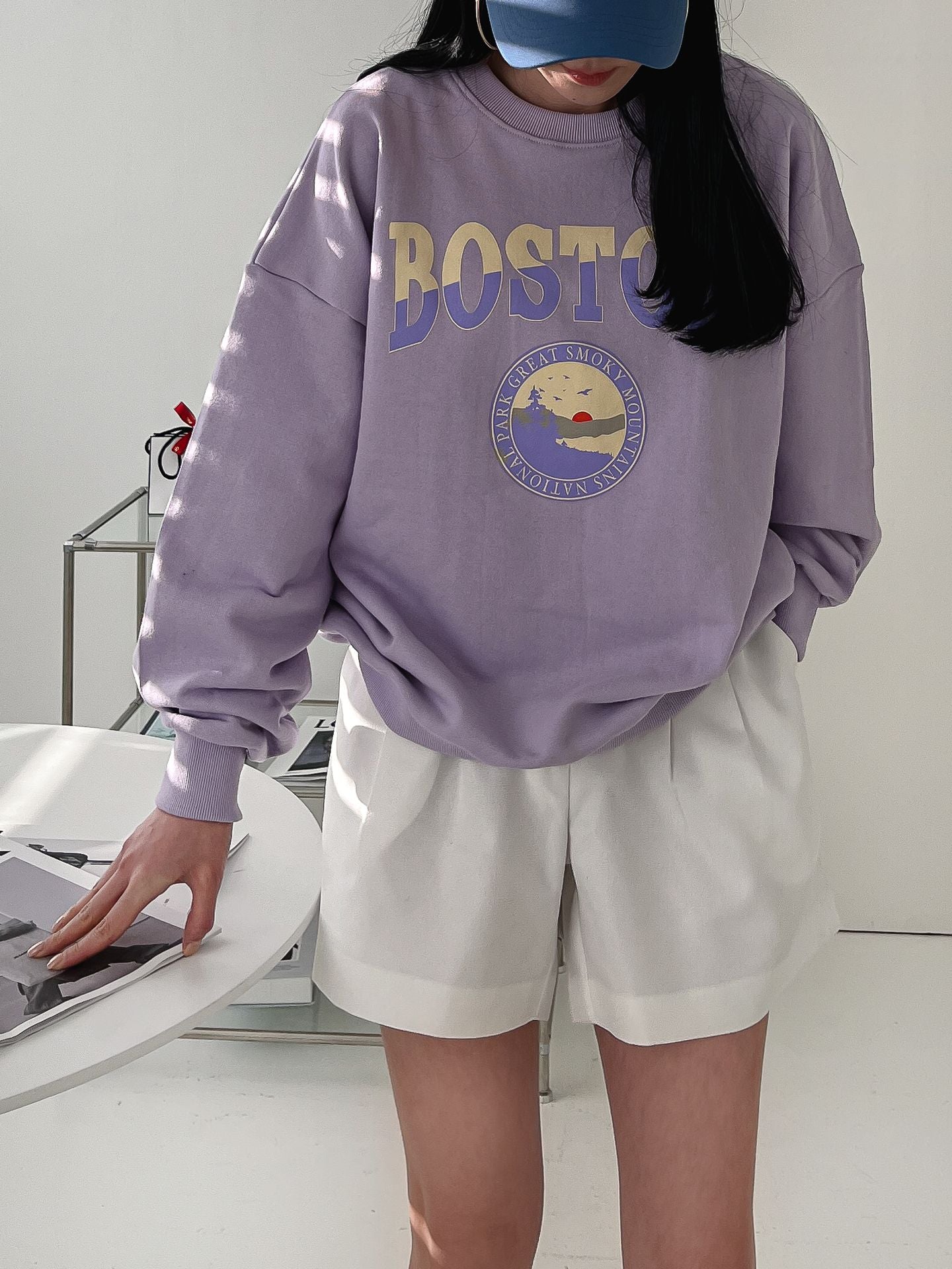 Boston Print Comfy Sweatshirts