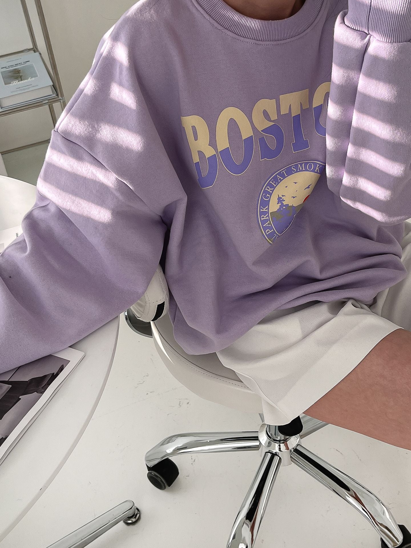 Boston Print Comfy Sweatshirts