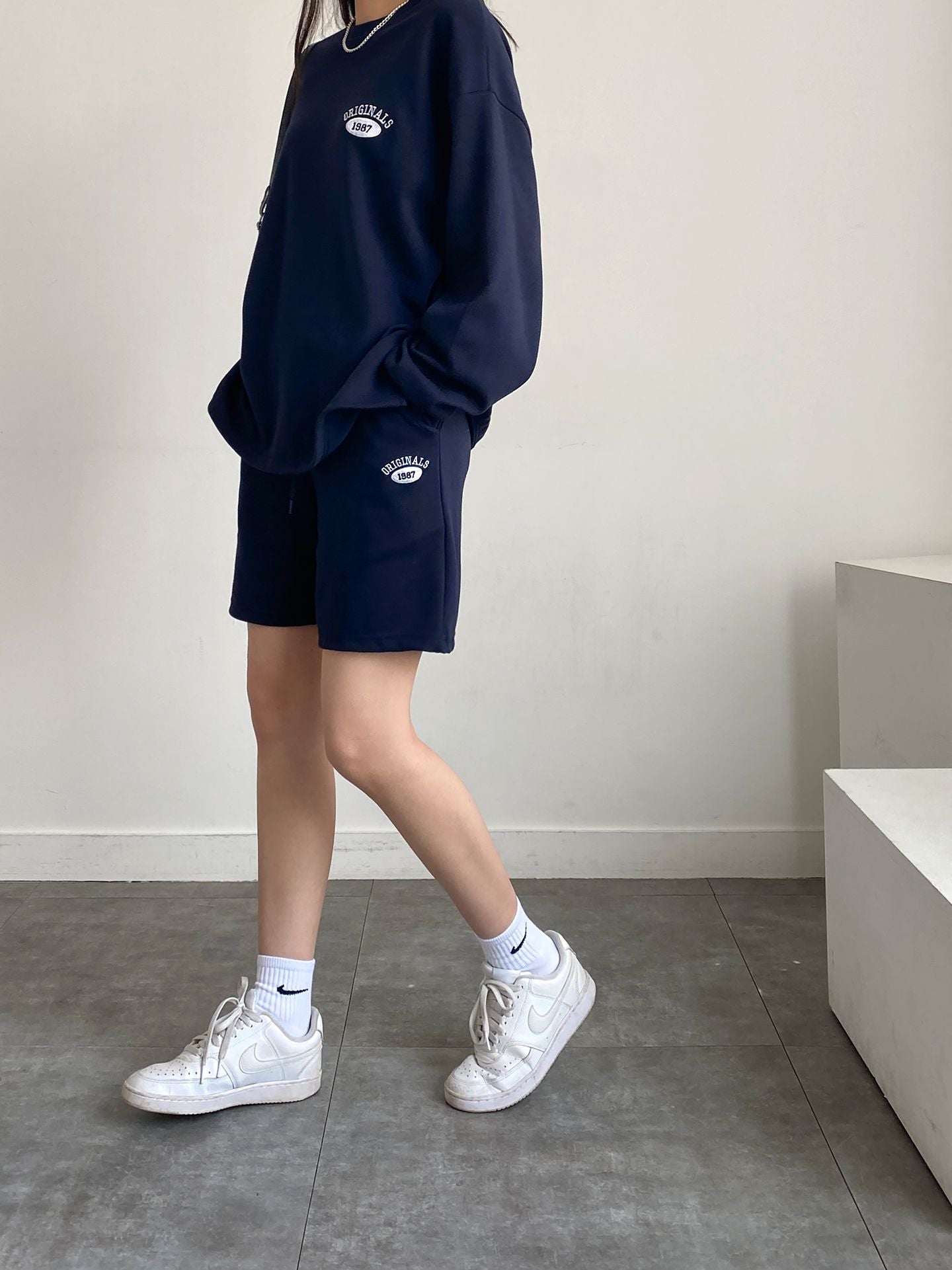 Summer Tracksuit Set Sweatshirts Short Pants