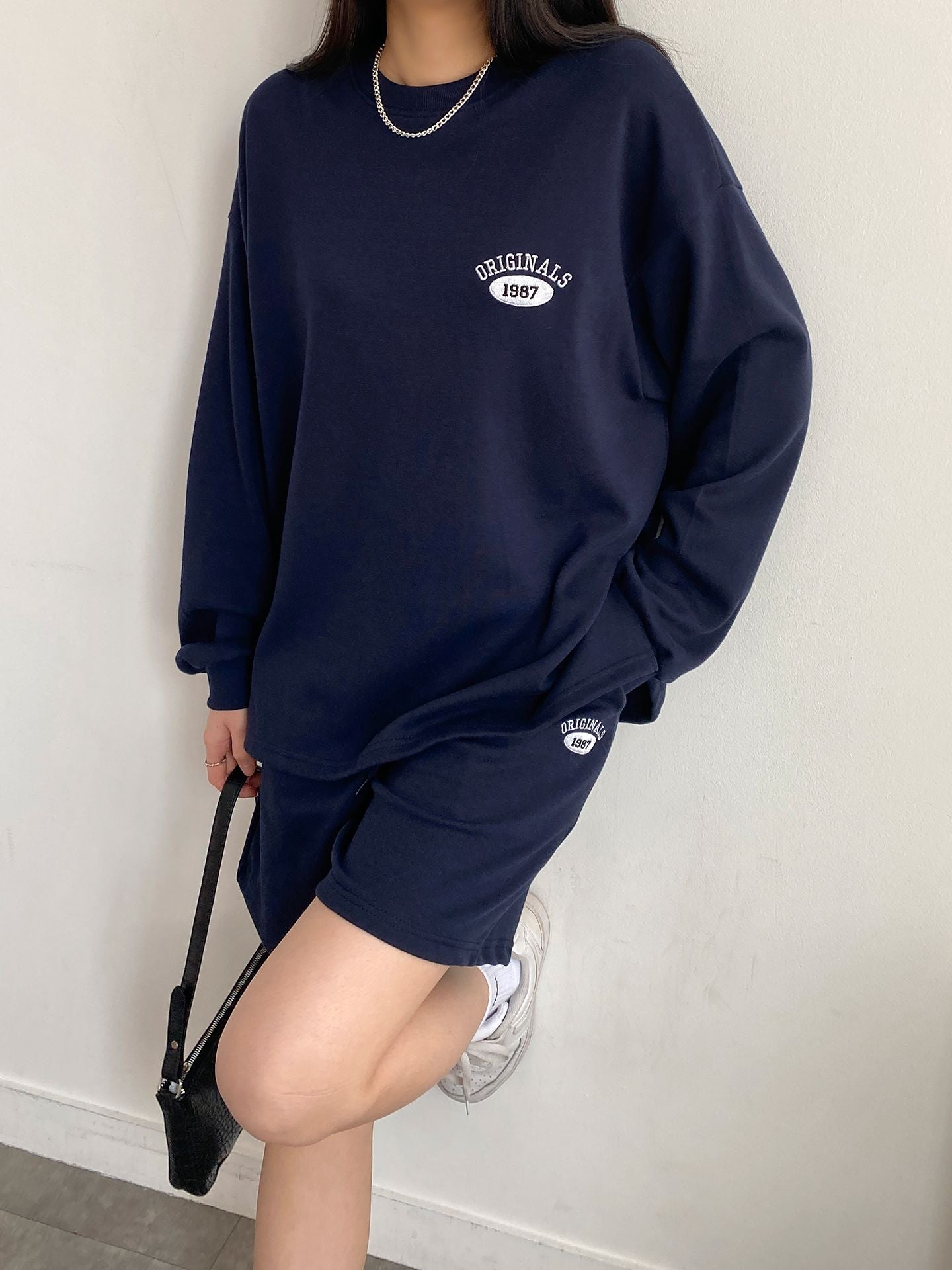 Summer Tracksuit Set Sweatshirts Short Pants