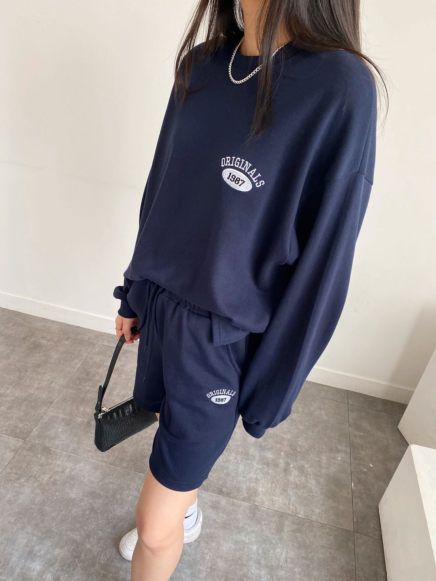 Summer Tracksuit Set Sweatshirts Short Pants