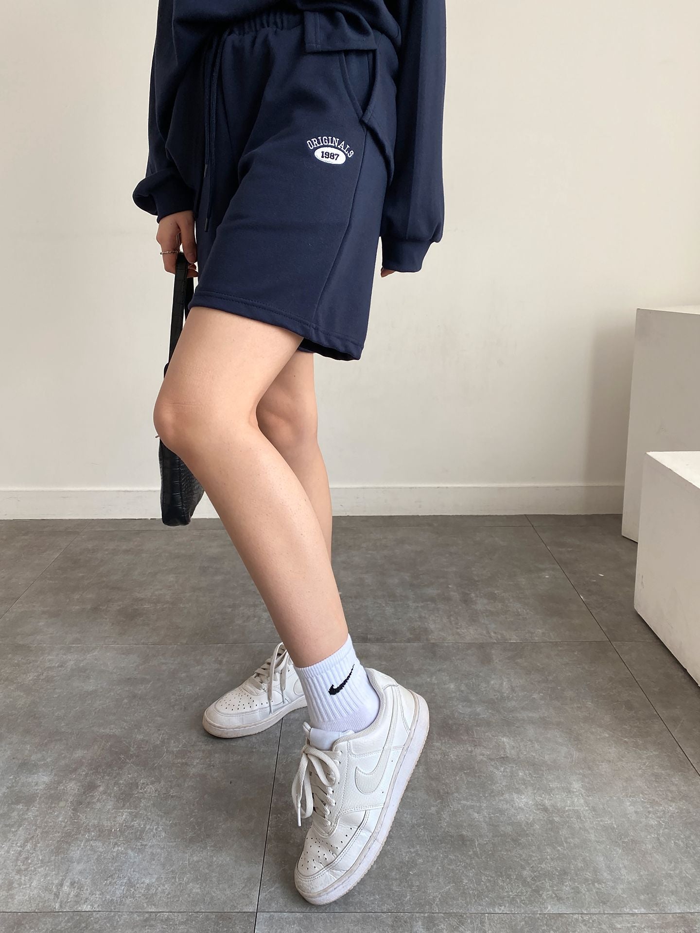 Summer Tracksuit Set Sweatshirts Short Pants