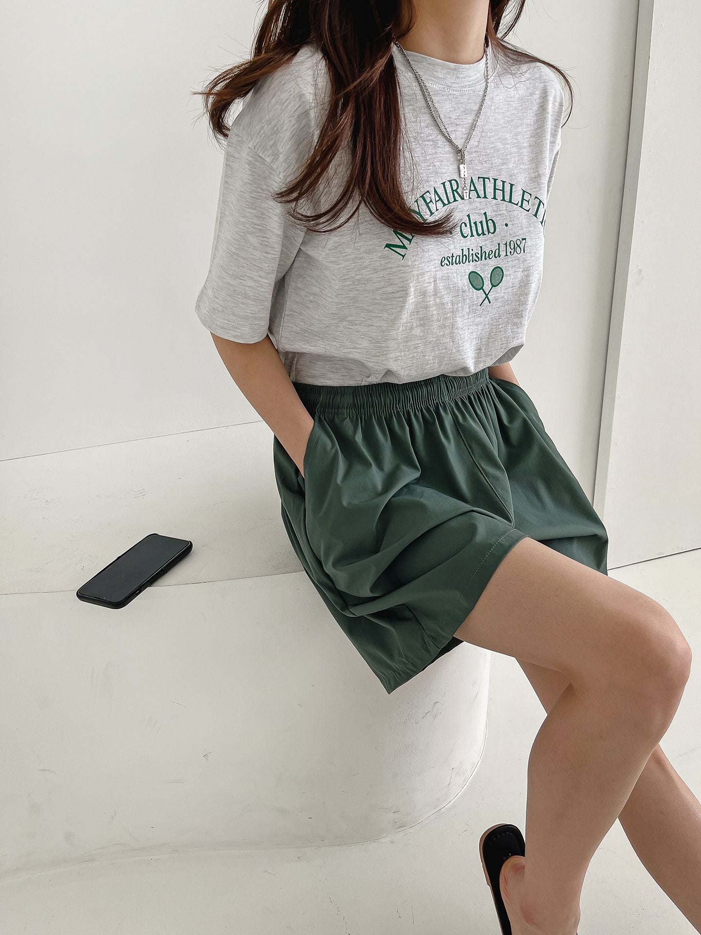 Tennis Club Print T-shirts Short Sleeve