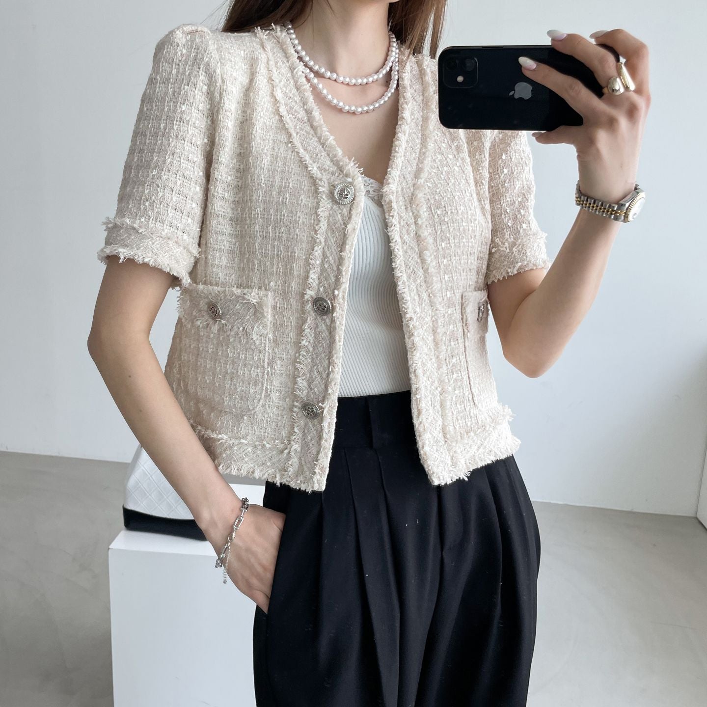 Tweed Jacket Summer Classic