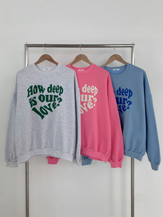 How Deep Is Your Love fleece Sweatshirts