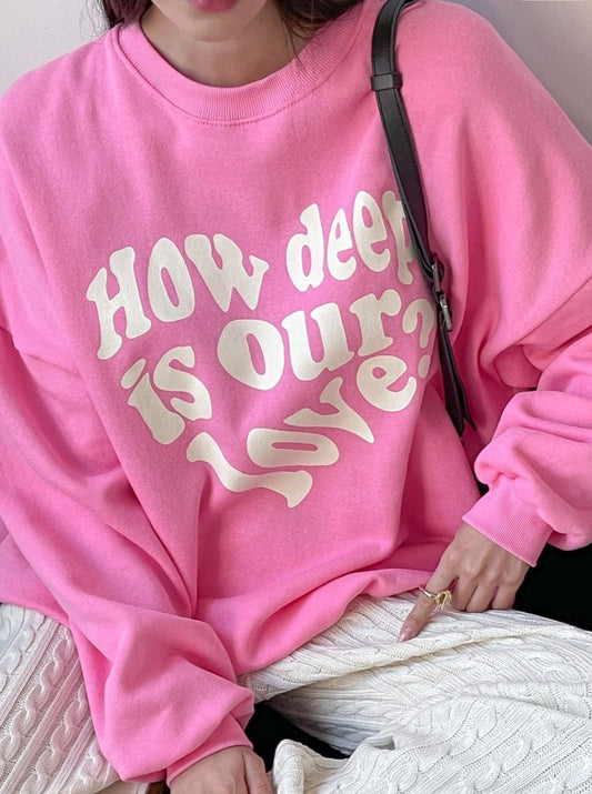 How Deep Is Your Love fleece Sweatshirts