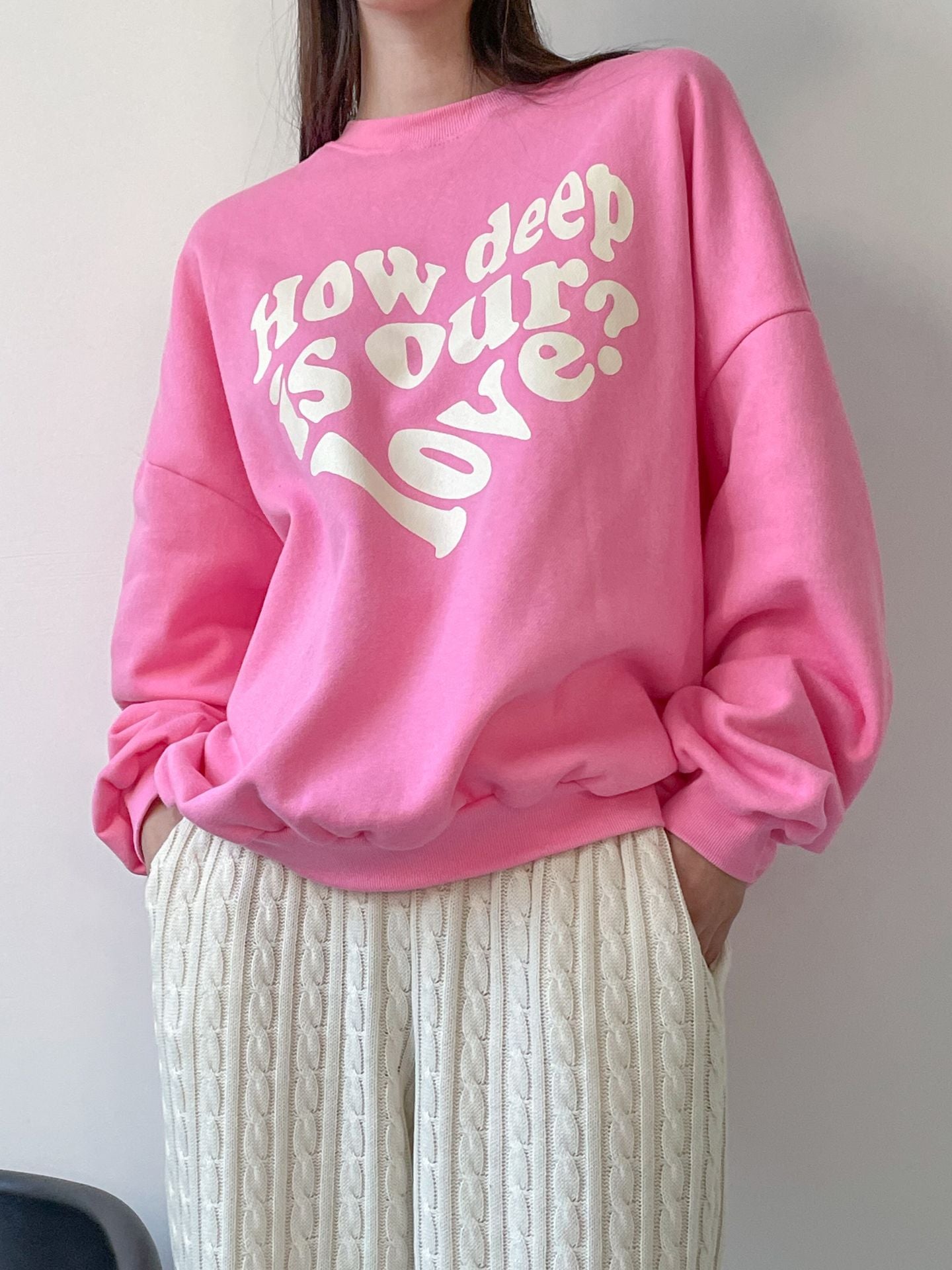 How Deep Is Your Love fleece Sweatshirts