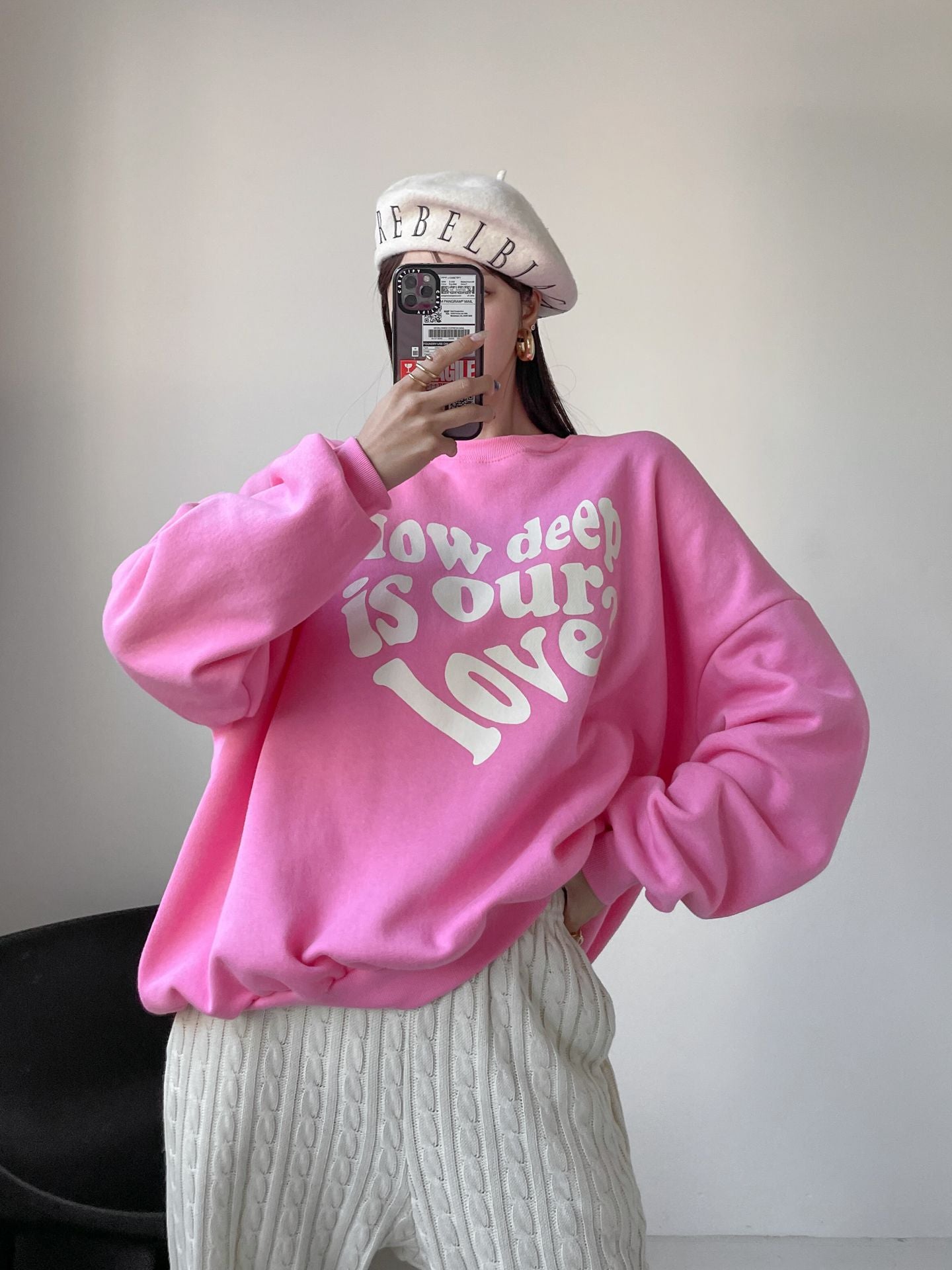 How Deep Is Your Love fleece Sweatshirts