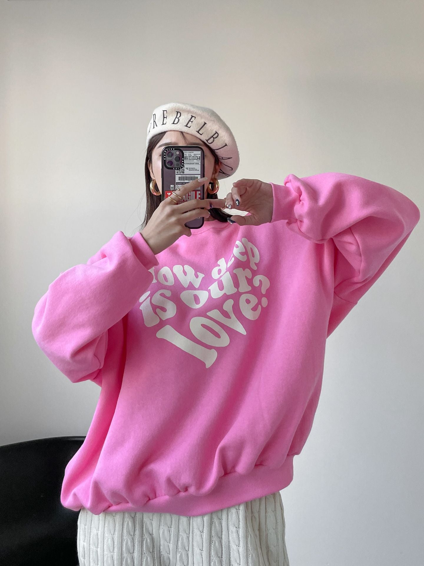 How Deep Is Your Love fleece Sweatshirts