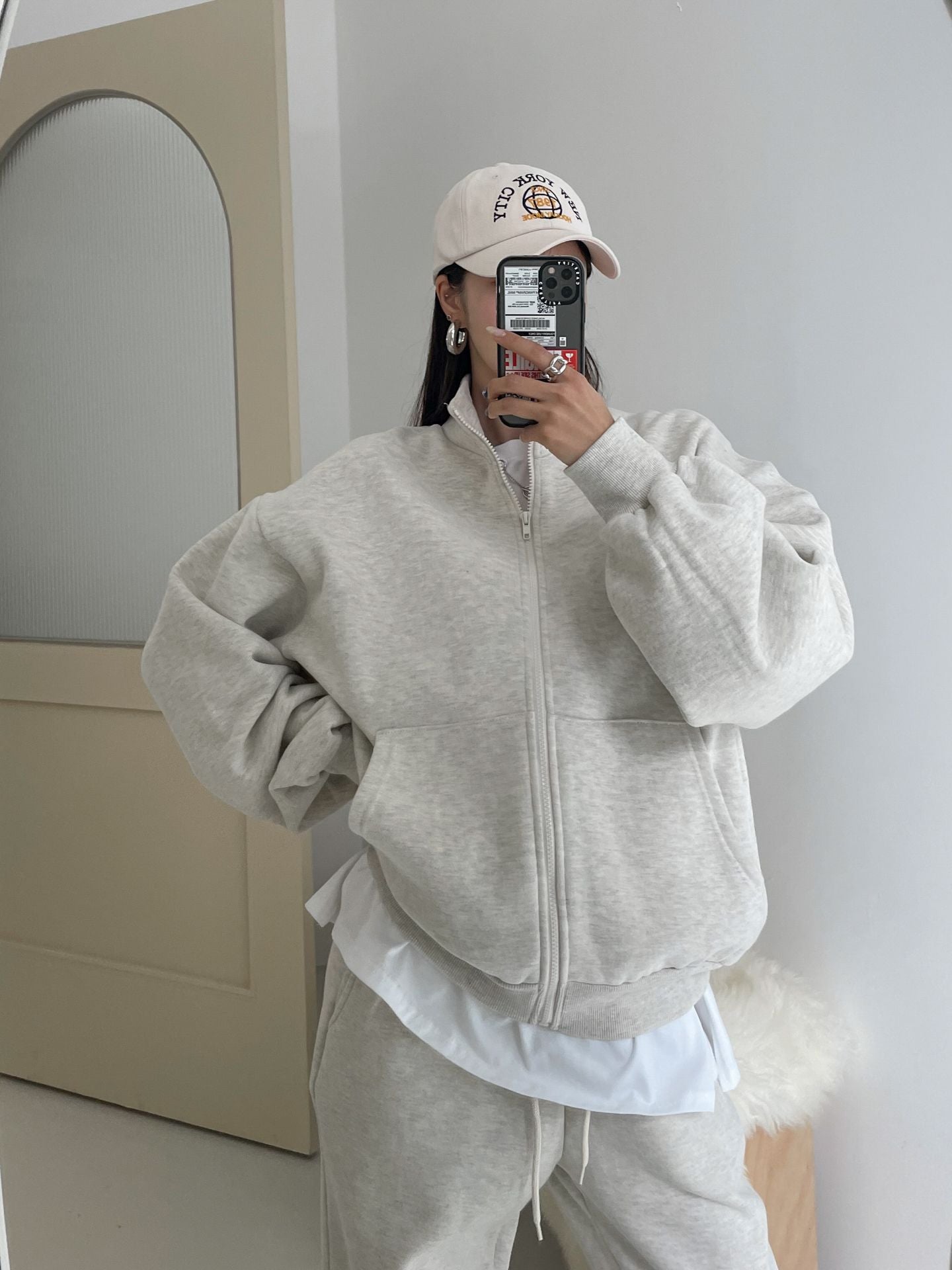 Fleece Zip Up Sweatshirts Comfy