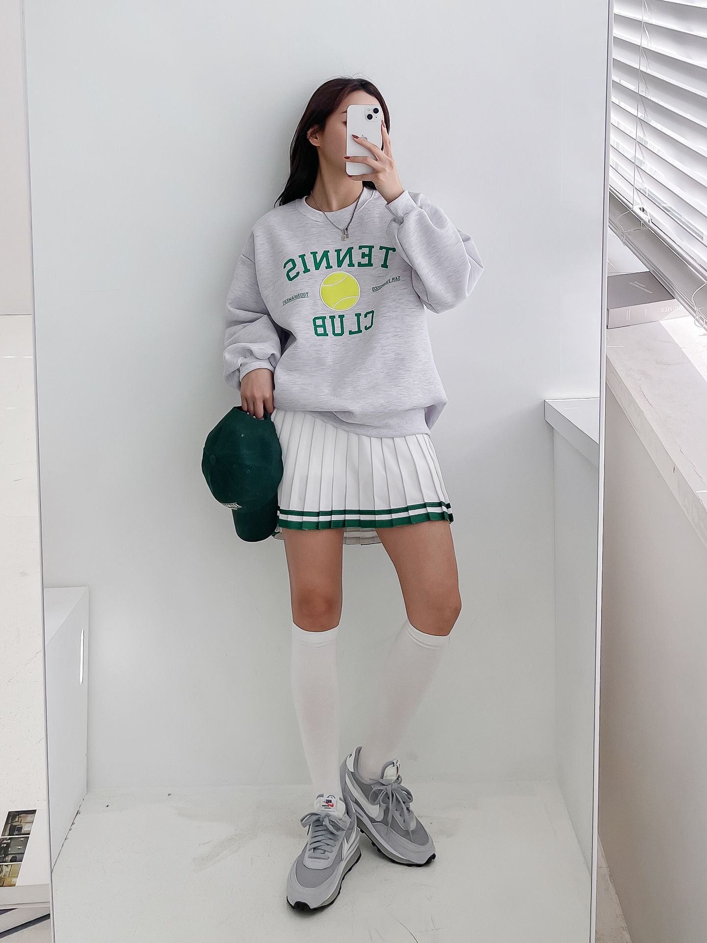 Tennis Club Ball Patch Sweatshirts