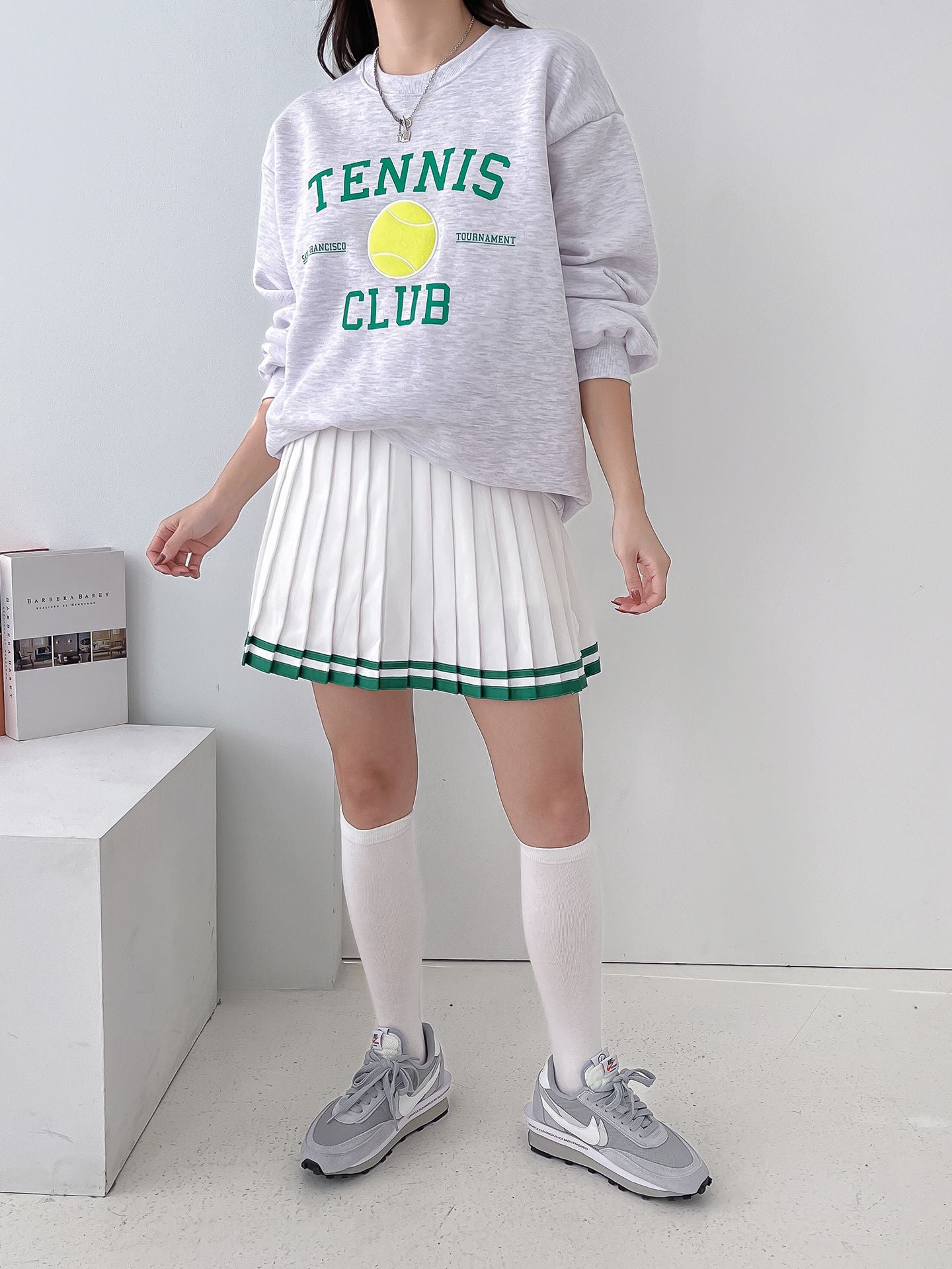 Tennis Club Ball Patch Sweatshirts