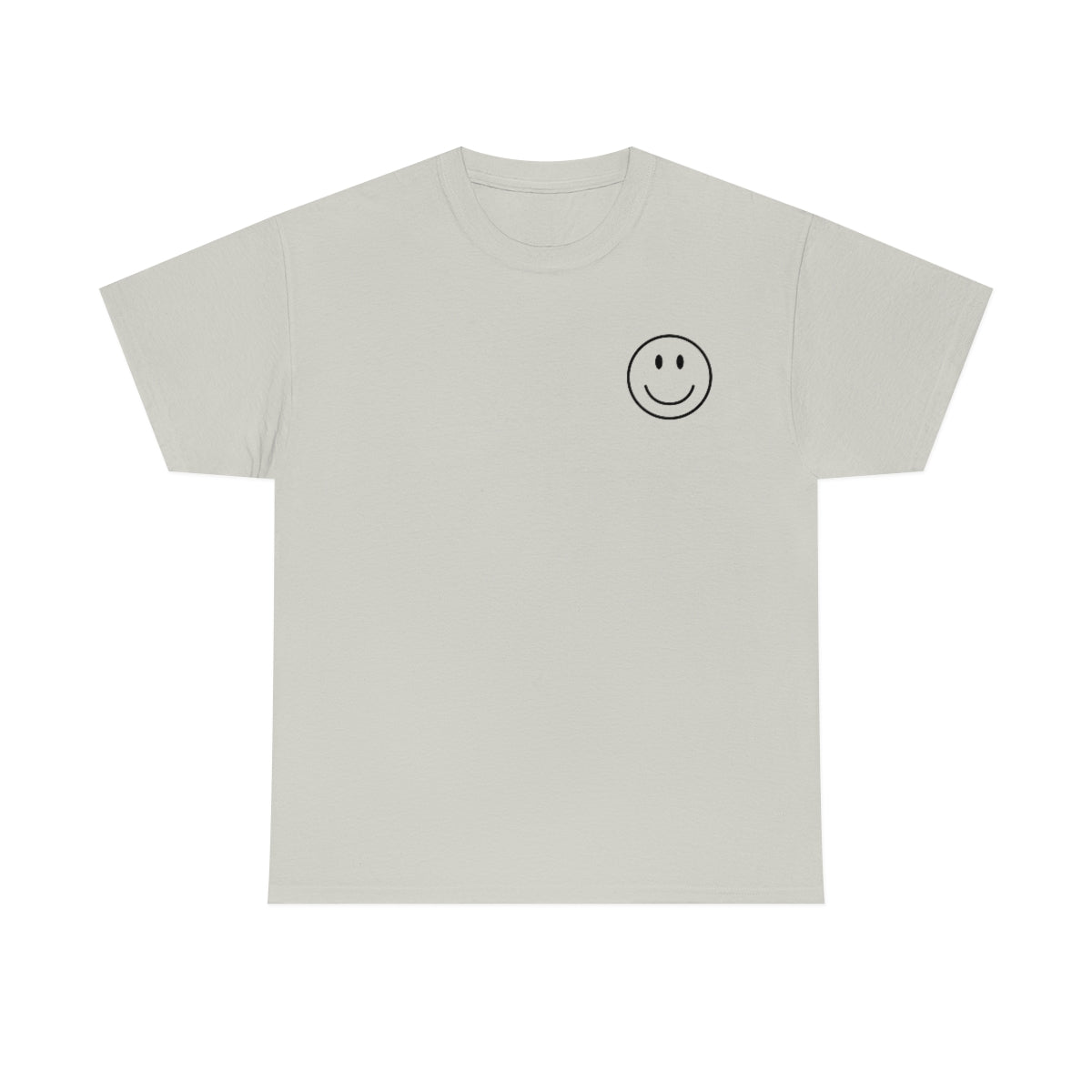 Keep On Smiling / T-shirt Unisex Heavy Cotton Tee / Light Colors