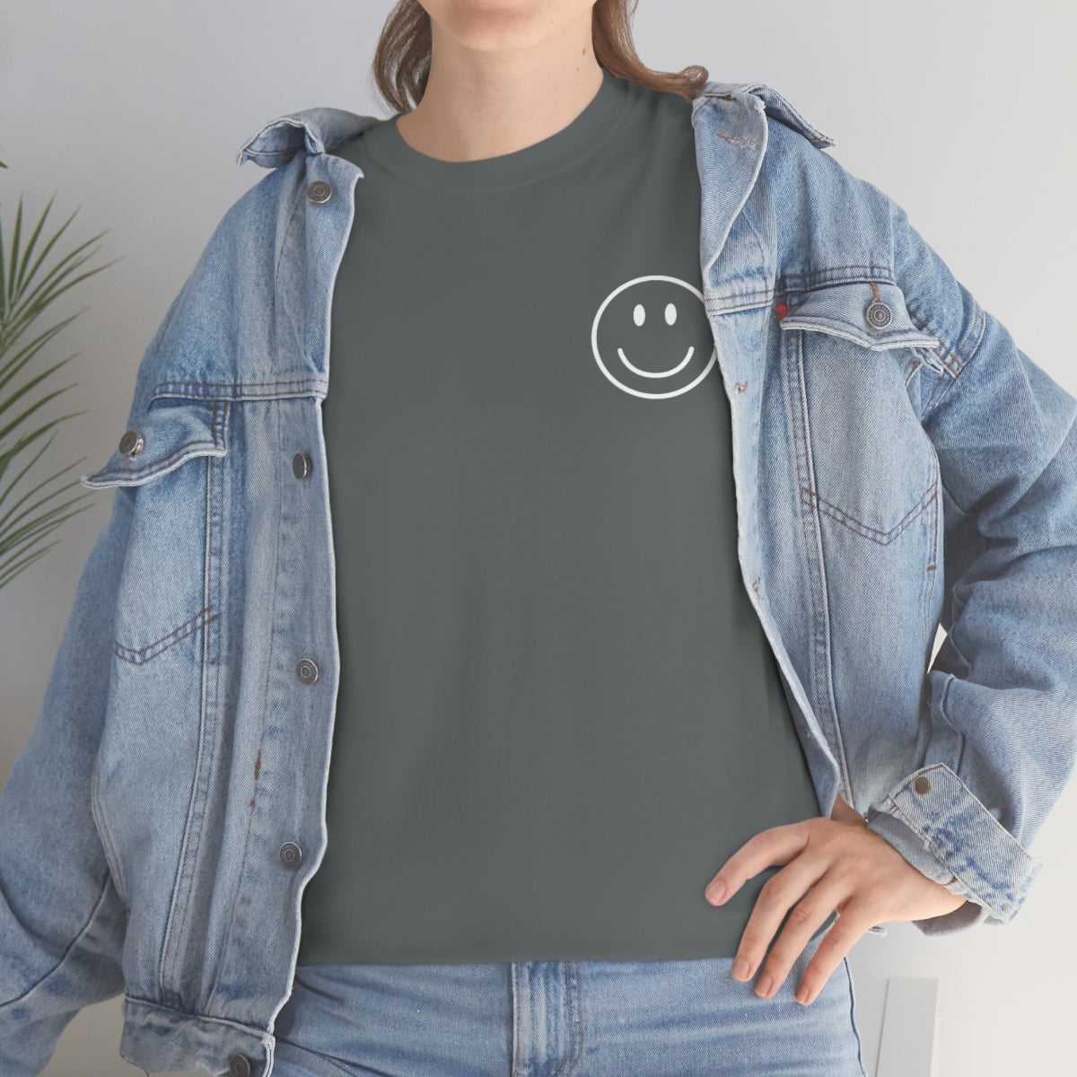 Keep On Smiling / T-shirt Unisex Heavy Cotton Tee / Dark Colors