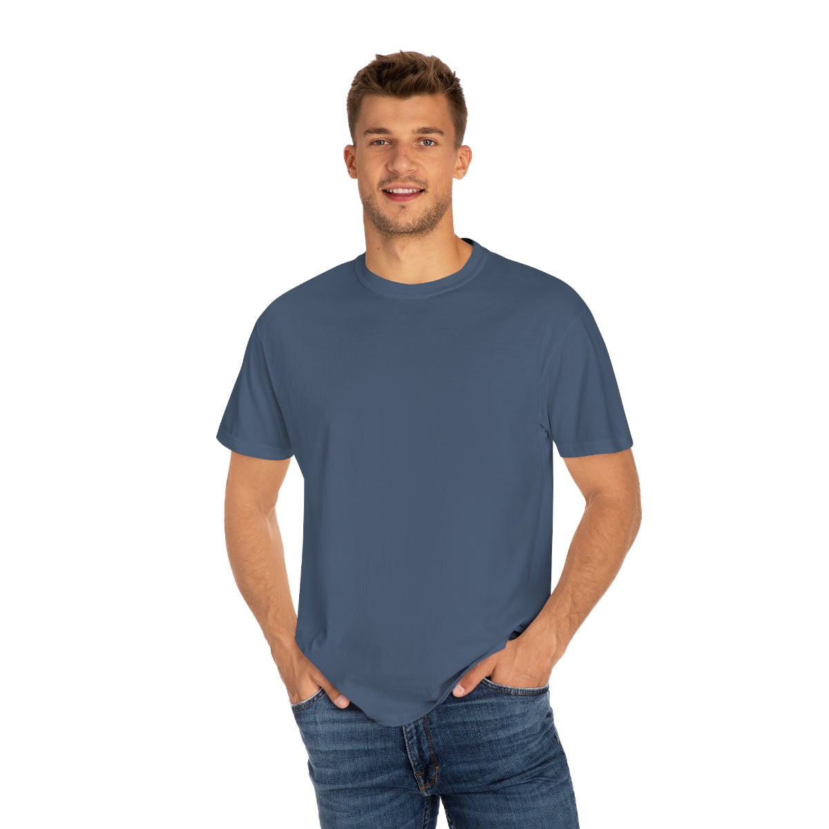 Keep On Smiling / Comfort Colors / Unisex Garment-Dyed T-shirt / White Font