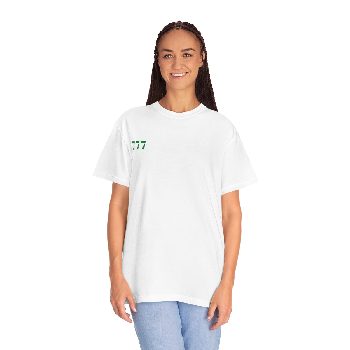 Angel Numbers / Unisex Garment-Dyed T-shirt / White