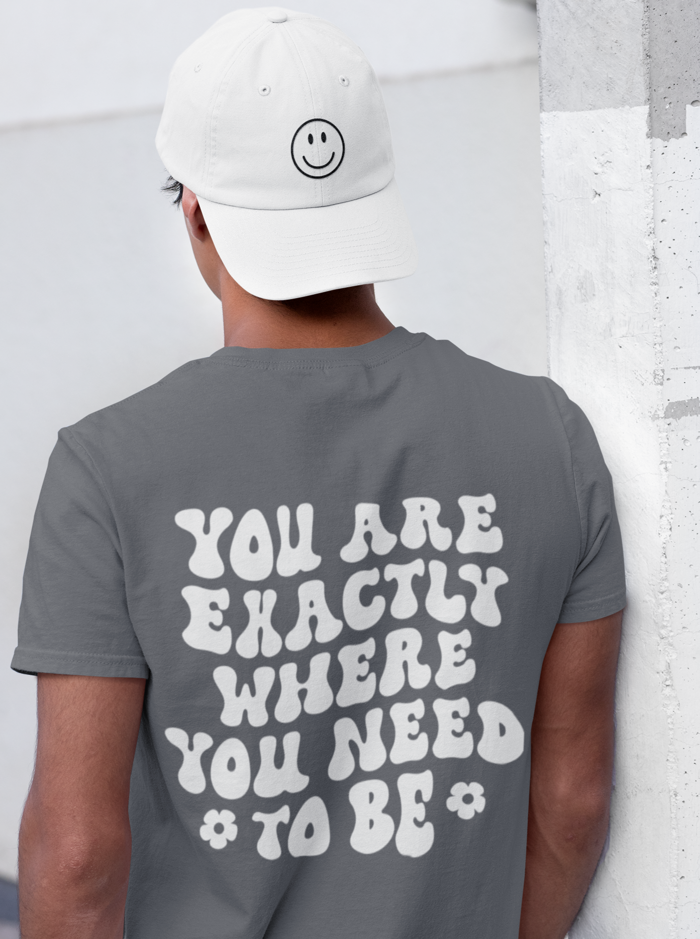 You Are Exactly where you Need To Be / T-shirt Unisex Heavy Cotton Tee / Light Colors