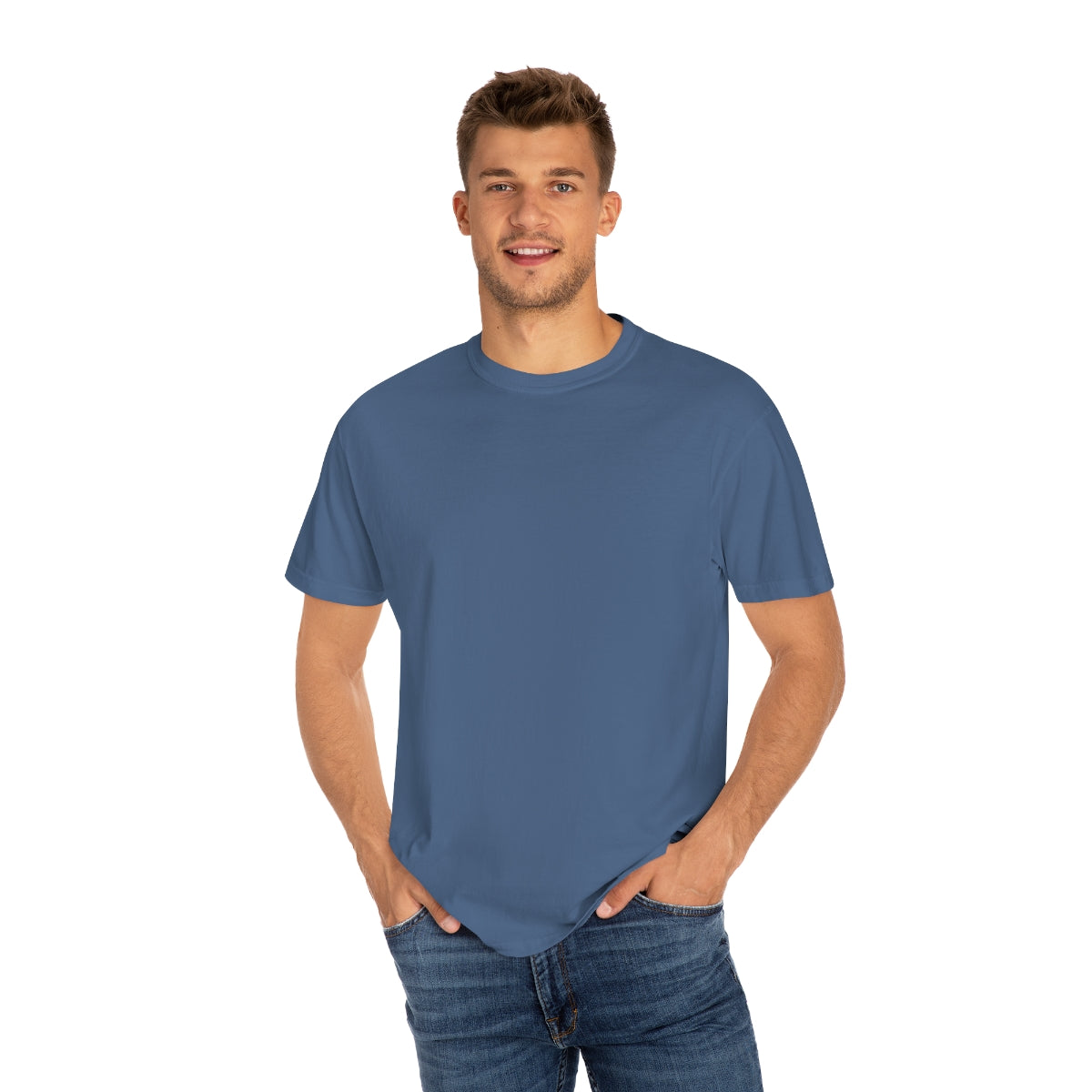 Keep On Smiling / Comfort Colors / Unisex Garment-Dyed T-shirt / White Font