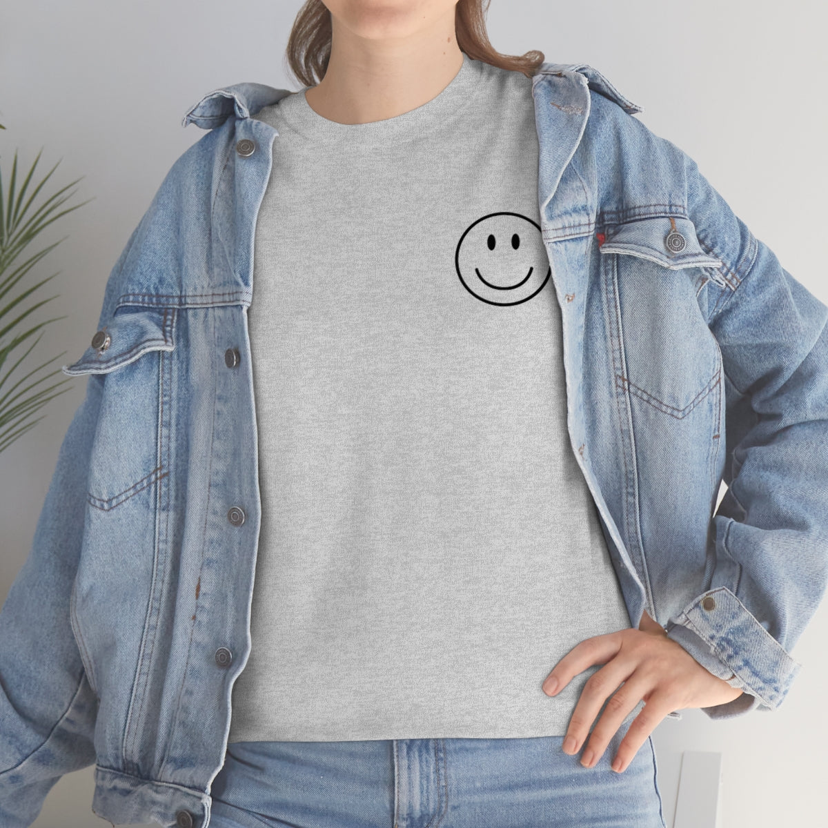 Keep On Smiling / T-shirt Unisex Heavy Cotton Tee / Light Colors