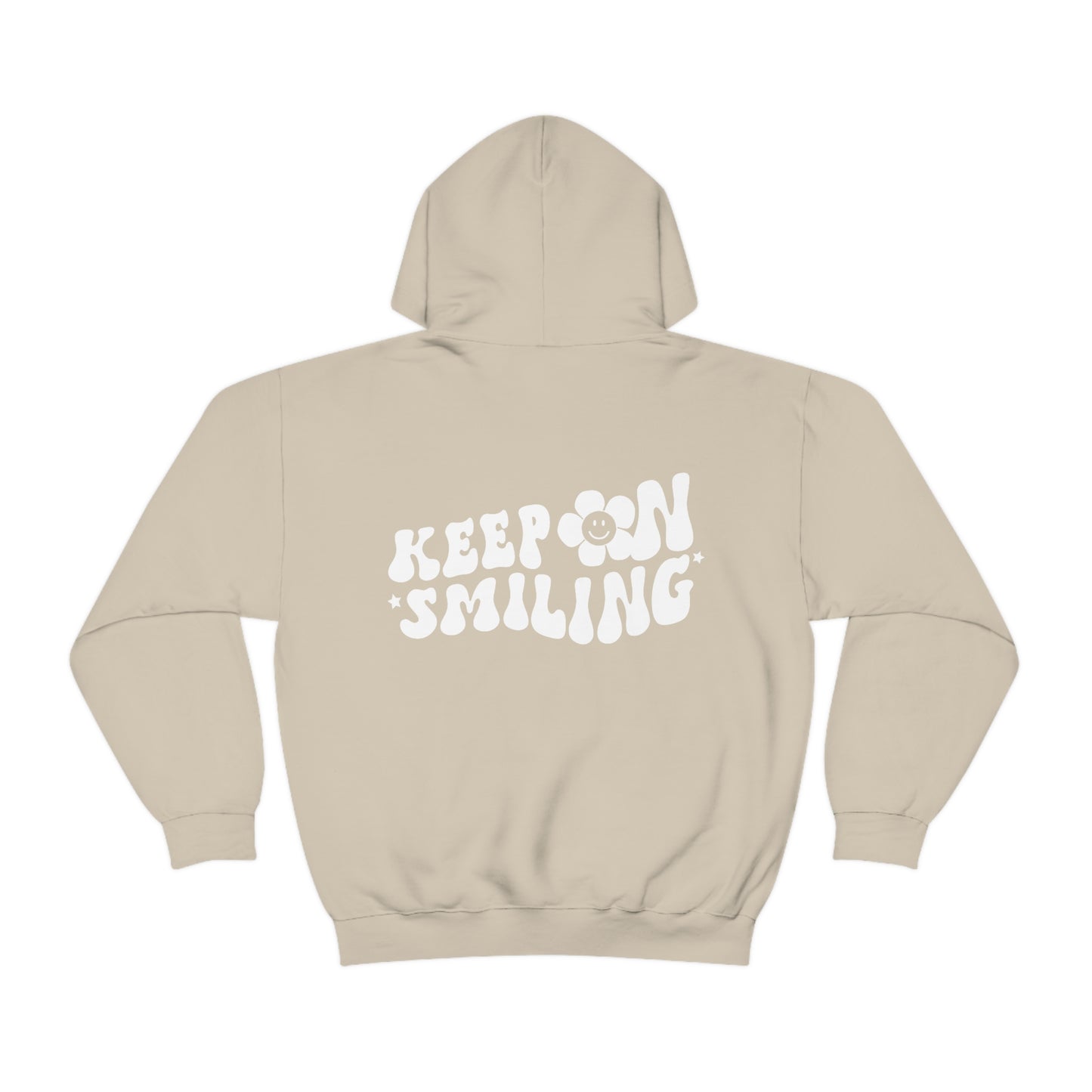 Keep On Smiling / Unisex Heavy Blend™ Hooded Sweatshirt / Dark Colors