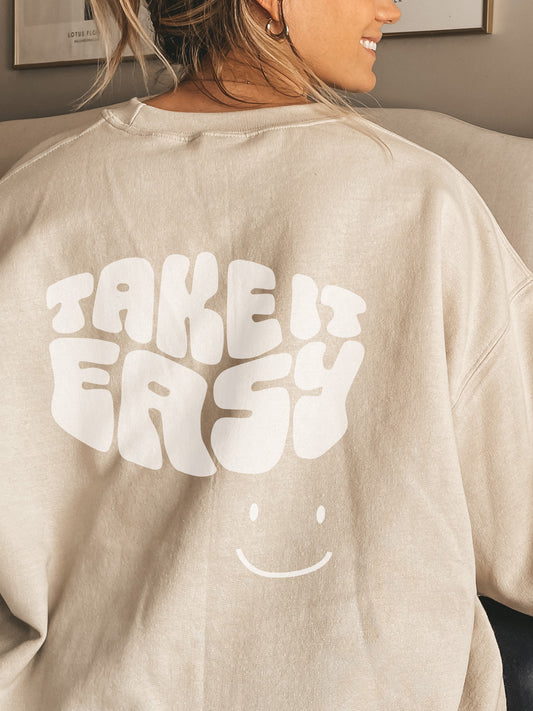 Take it easy Sweatshirt / Unisex Heavy Blend™ Crewneck Sweatshirt