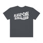 Keep On Smiling / Comfort Colors / Unisex Garment-Dyed T-shirt / White Font