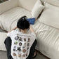 Cat Lover Print Overfit Short sleeve T-shirts