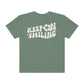 Keep On Smiling / Comfort Colors / Unisex Garment-Dyed T-shirt / White Font