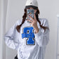 Embroidery big Patch Comfy Sweatshirts