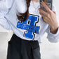 Embroidery big Patch Comfy Sweatshirts