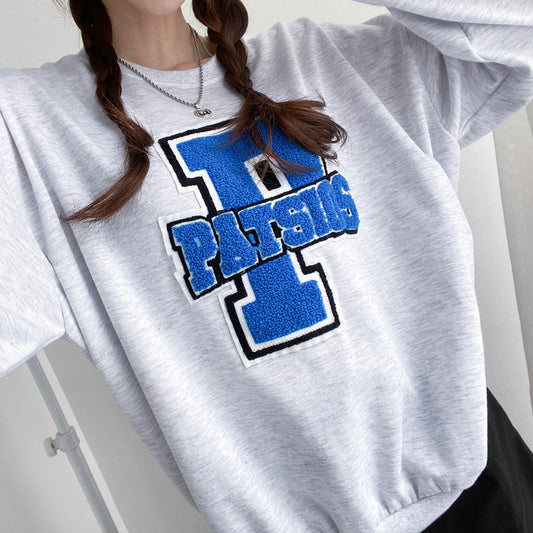 Embroidery big Patch Comfy Sweatshirts