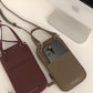 Genuine Leather Cross Cellphone Mini Wallet Bag