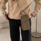 Genuine Leather Cross Cellphone Mini Wallet Bag