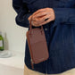 Genuine Leather Cross Cellphone Mini Wallet Bag