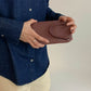 Genuine Leather Cross Cellphone Mini Wallet Bag