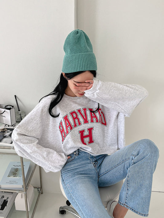 H Comfy Crop Sweatshirts