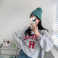 H Comfy Crop Sweatshirts