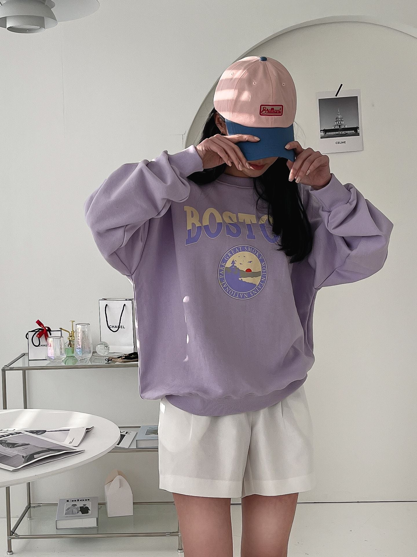 Boston Print Comfy Sweatshirts