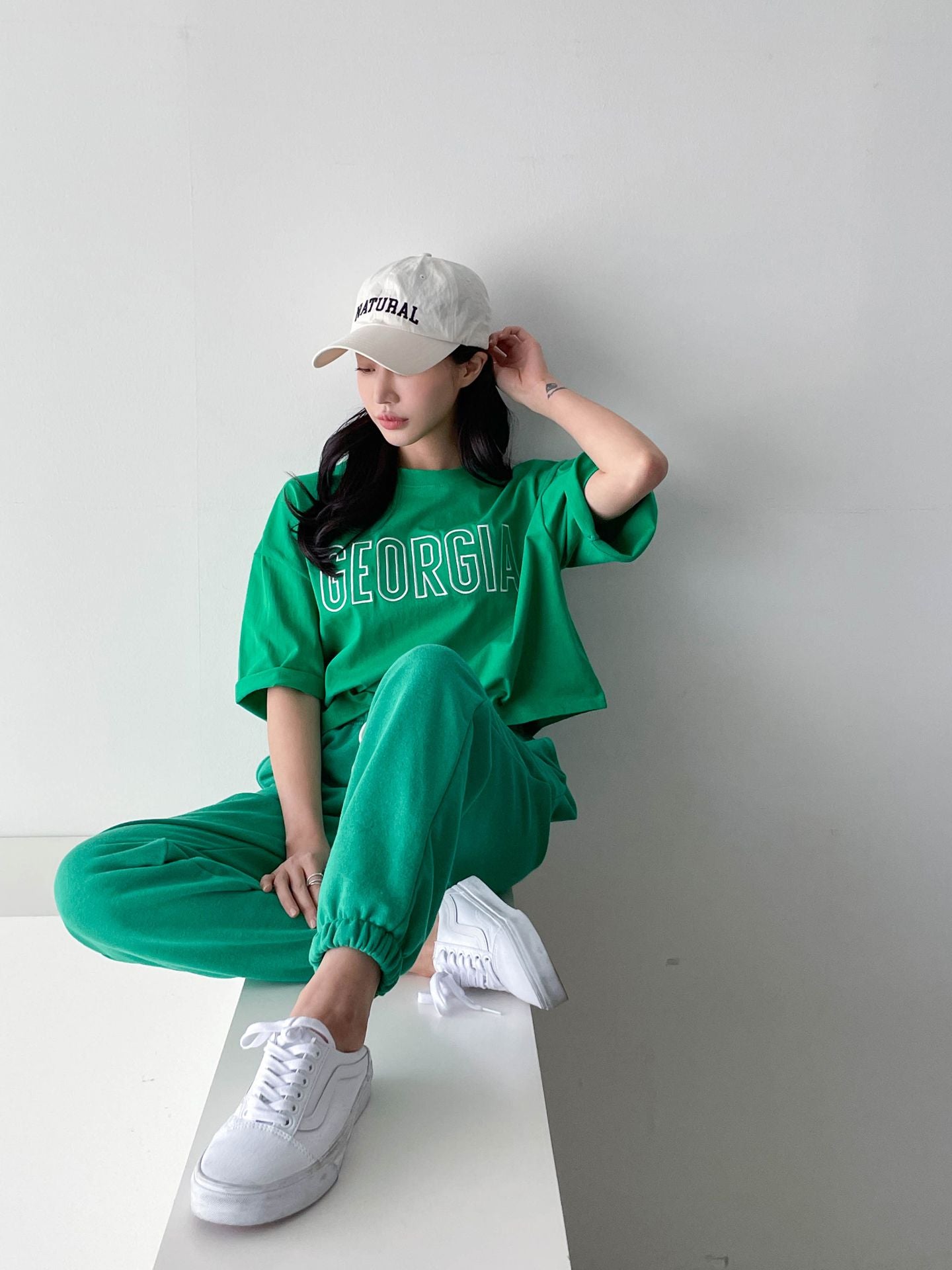 2Set Crop Top T-shirts with Track Pants