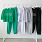 2Set Crop Top T-shirts with Track Pants