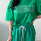 2Set Crop Top T-shirts with Track Pants