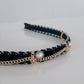 Pearl Chain Fabric Headband