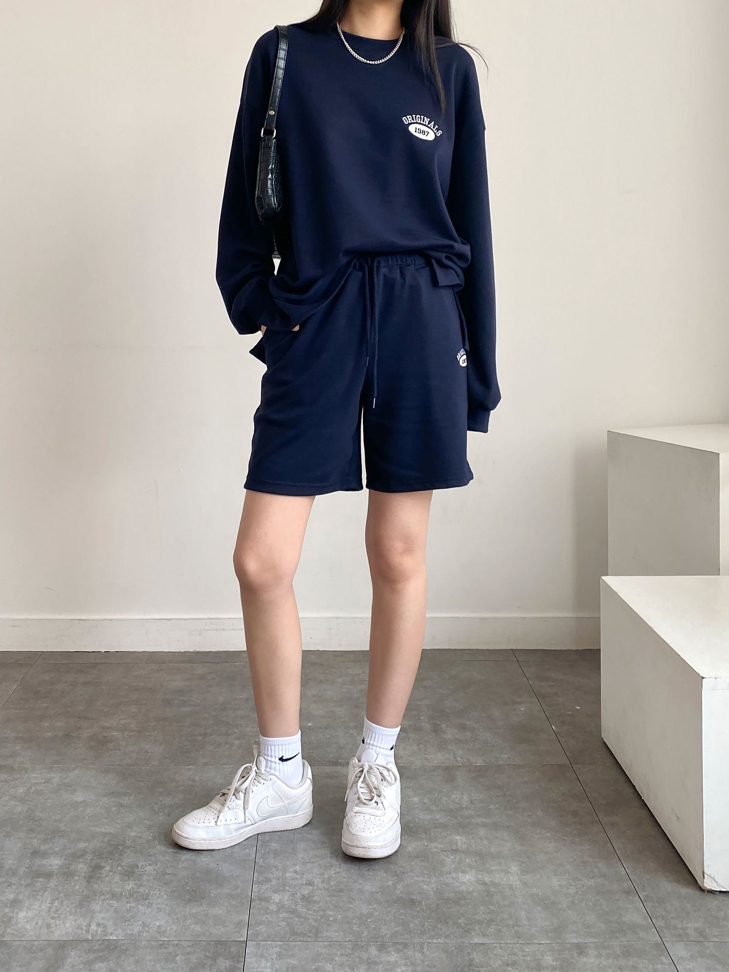 Summer Tracksuit Set Sweatshirts Short Pants