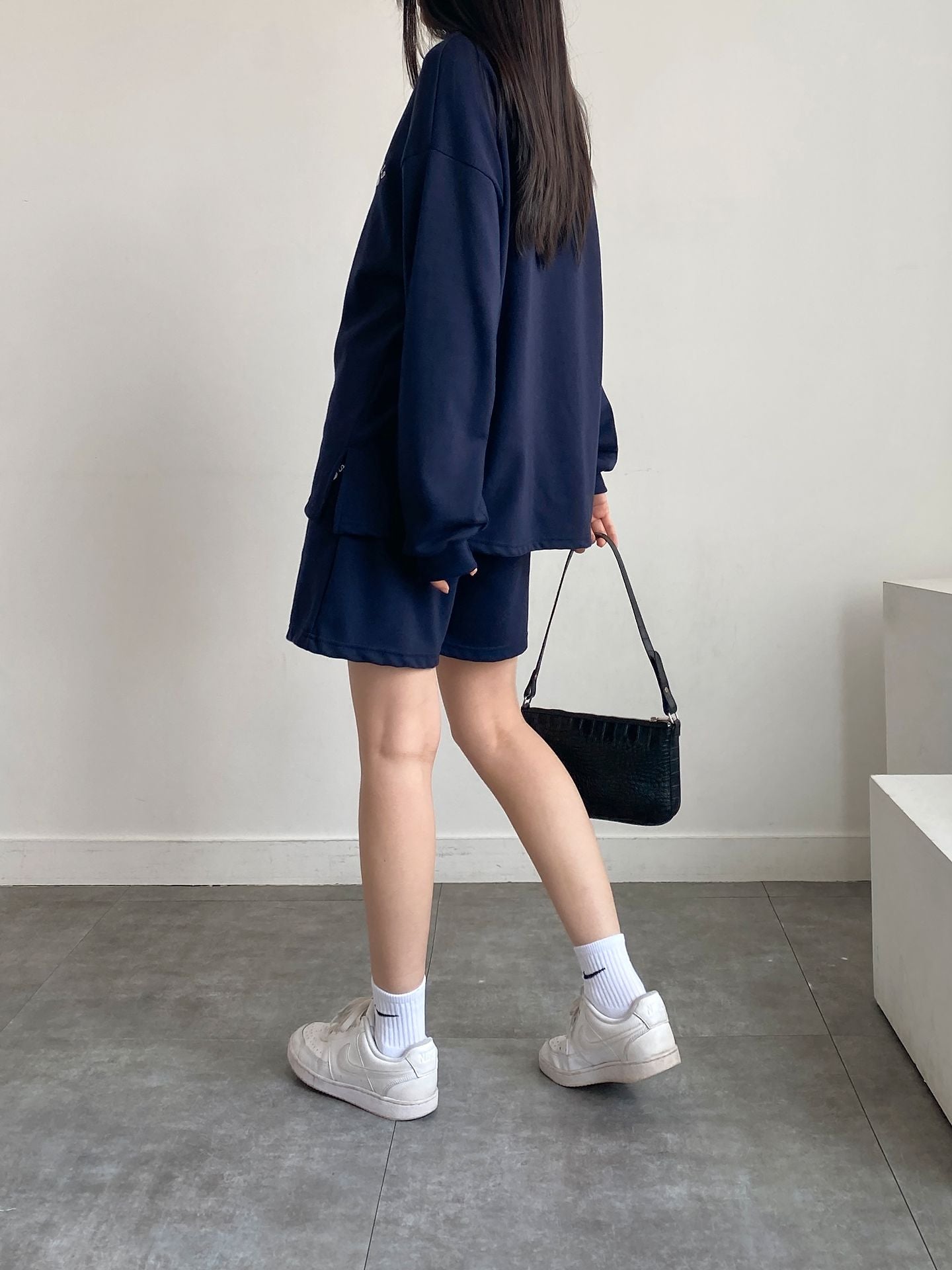 Summer Tracksuit Set Sweatshirts Short Pants