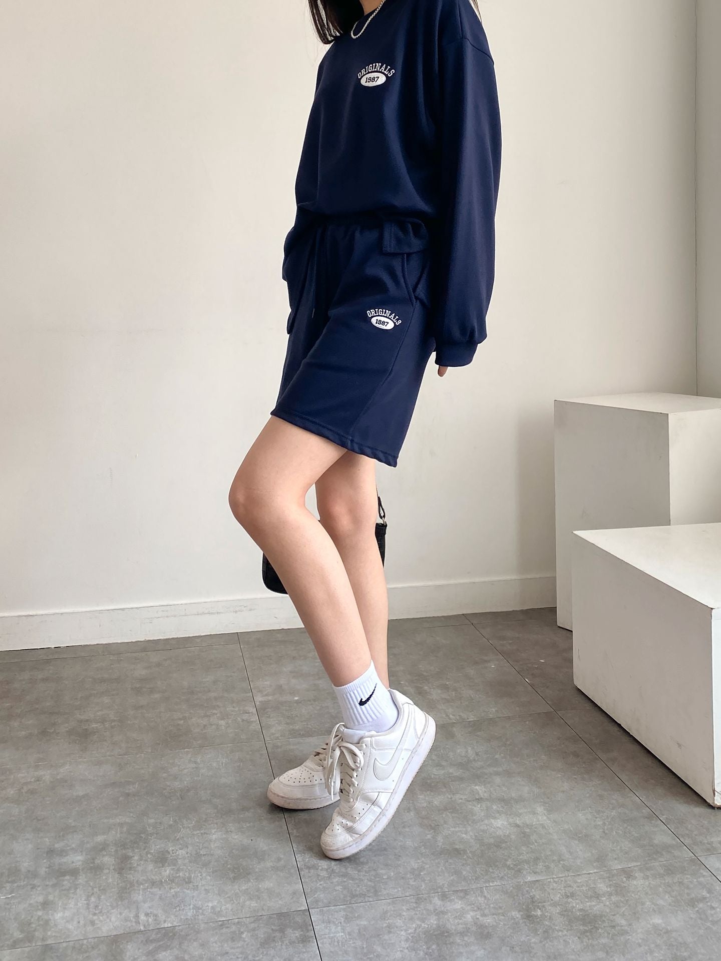 Summer Tracksuit Set Sweatshirts Short Pants