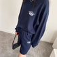 Summer Tracksuit Set Sweatshirts Short Pants