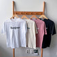 Bonjour Print Short sleeve Cotton T-shirts