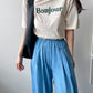 Bonjour Print Short sleeve Cotton T-shirts