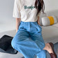 Bonjour Print Short sleeve Cotton T-shirts